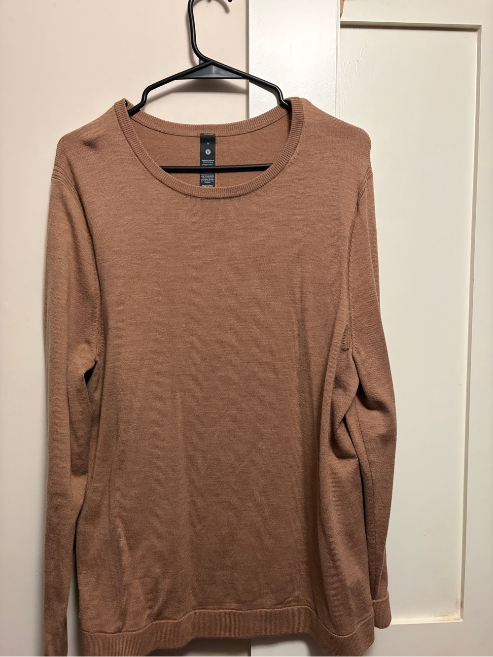 lululemon athletica Men's Crewneck Sweater in Light Brown